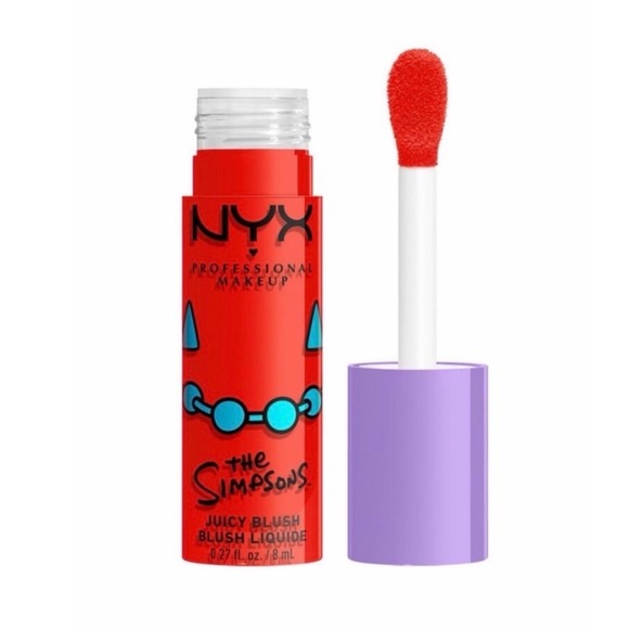 NYX Professional Makeup Other - NYX Juicy Blush Womens 8ml Snarky Scarlet Simpsons Treehouse of Horror NWT